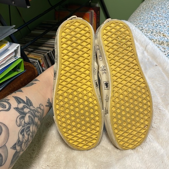 Vans X Brain Dead yellow slip on - Picture 2 of 4